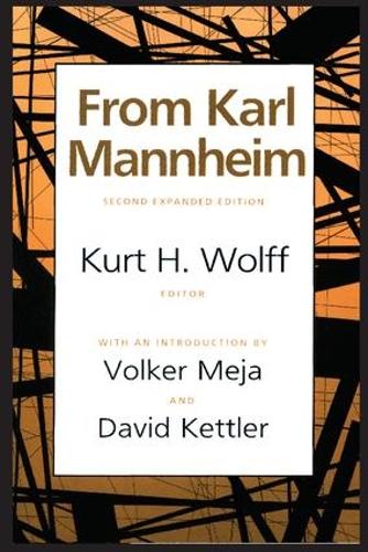 Бумажная книга «From Karl Mannheim» - фото №1