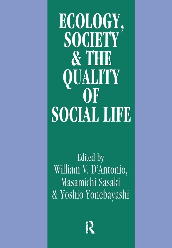 Бумажная книга «Ecology, World Resources and the Quality of Social Life», авторов Масамичи Сасаки, Уильям В. Д'Антонио, Есио Енэбаяси - фото №1
