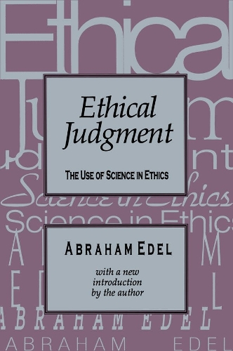 Паперова книга «Ethical Judgment: The Use of Science in Ethics», автор Абрахам Едель - фото №1