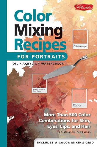 Паперова книга «Color Mixing Recipes for Portraits», автор Вільям Ф. Павелл - фото №1