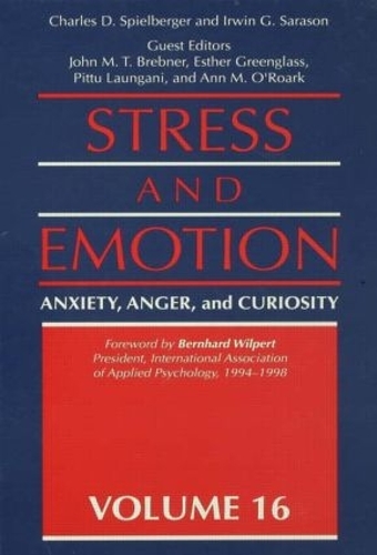 Бумажная книга «Stress And Emotion: Anxiety, Anger, & Curiosity» - фото №1