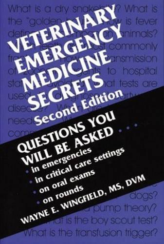 Бумажная книга «Veterinary Emergency Medicine Secrets», автор Уэйн Э. Уингфилд - фото №1