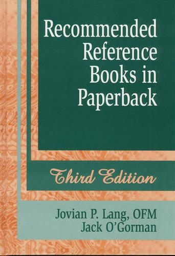 Паперова книга «Recommended Reference Books in Paperback», авторів Джек Горман, Йовіан П. Ланг - фото №1