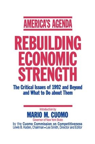 Бумажная книга «America's Agenda: Rebuilding Economic Strength», автор Марио М. Куомо - фото №1