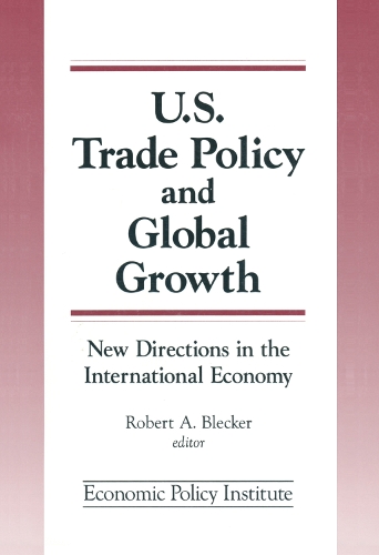 Бумажная книга «Trade Policy and Global Growth: New Directions in the International Economy», автор Роберт А. Блекер - фото №1