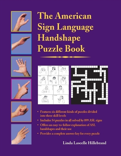 Бумажная книга «The American Sign Language Handshape Puzzle Book», автор Линда Ласселле Хиллебранд - фото №1