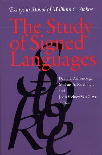 Паперова книга «Study of Signed Languages - Essays in Honor of William C. Stokoe», автор Девід Ф. Армстронг - фото №1