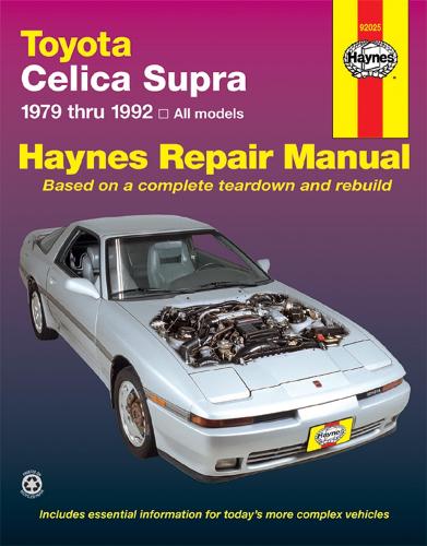 Бумажная книга «Toyota Celica Supra 1979-1992) Haynes Repair Manual (USA)», автор Haynes Publishing - фото №1