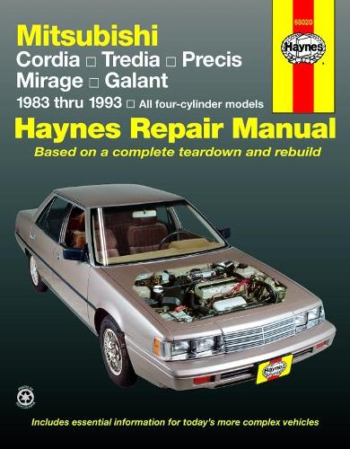 Бумажная книга «Mitsubishi Cordia, Tredia, Galant, Precis & Mirage (1983-1993) Haynes Repair Manual (USA)», автор Haynes Publishing - фото №1