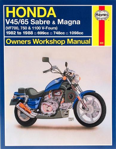 Бумажная книга «Honda V45/65 Sabre & Magna (82 - 88) Haynes Repair Manual», автор Haynes Publishing - фото №1