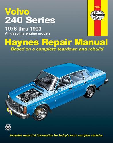 Бумажная книга «Volvo 240 Series petrol (1976-1993) Haynes Repair Manual (USA)», автор Haynes Publishing - фото №1