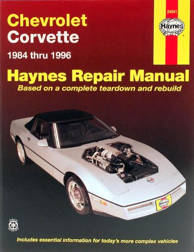 Паперова книга «Chevrolet Corvette (84 - 96)», автор Haynes Publishing - фото №1