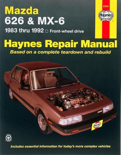 Бумажная книга «Mazda 626 And MX-6 (FWD) (83 - 92)», автор Haynes Publishing - фото №1