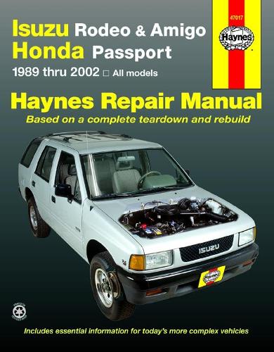 Бумажная книга «Isuzu Rodeo, Amigo & Honda Passport (89 - 02)», автор Haynes Publishing - фото №1