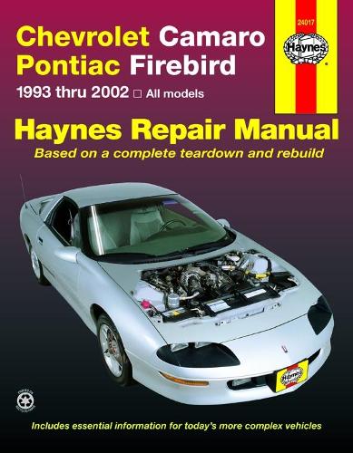 Бумажная книга «Chevrolet Camaro & Pontiac Firebird (93 - 02)», автор Haynes Publishing - фото №1