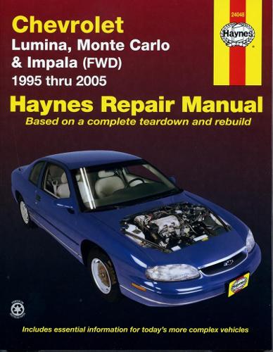 Паперова книга «Chevrolet Lumina, Monte Carlo & Impala (FWD) (95 - 05)», автор Haynes Publishing - фото №1