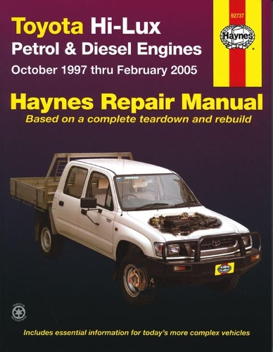 Бумажная книга «Toyota Hi Lux 4x4 & 4x2 (97-05) Haynes Repair Manual (AUS): 97-05», автор Haynes Publishing - фото №1