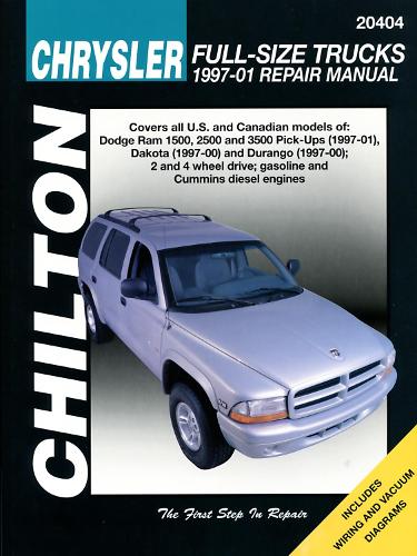 Паперова книга «Dodge Pick-Ups 97-01 (Chilton)», автор Haynes Publishing - фото №1