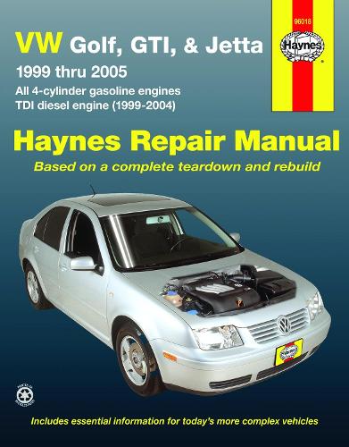 Бумажная книга «VW GOLF, GTI, & JETTA (1999-2005)», автор Haynes Publishing - фото №1
