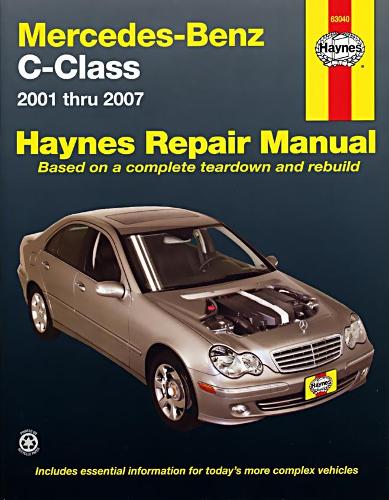 Бумажная книга «Mercedes-Benz C-Class (2001-2007) Haynes Repair Manual (USA)», автор Haynes Publishing - фото №1