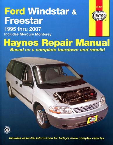 Паперова книга «Ford Windstar (1995-2003) & Freestar & Mercury Monterey (2004-2007) Haynes Repair Manual (USA): Includes Mercury Monterey», автор Haynes Publishing - фото №1