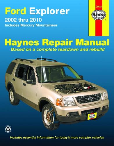 Бумажная книга «Ford Explorer & Mercury Mountaineer (2002-2010) Haynes Repair Manual (USA)», автор Haynes Publishing - фото №1