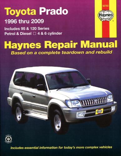 Бумажная книга «Toyota Prado (96 - 09)», автор Haynes Publishing - фото №1