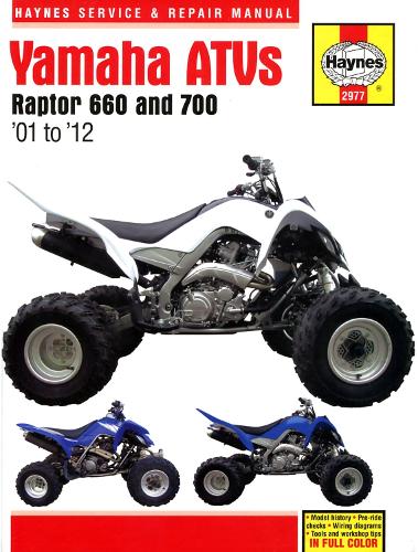 Паперова книга «Yamaha Raptor 660 & 700 ATVs (01 - 12) Haynes Repair Manual», автор Алан Альстранд - фото №1