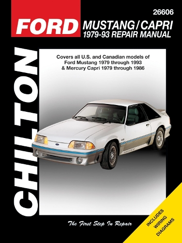 Паперова книга «Ford Mustang 79-93 & Mercury Capri 79-86 (Chilton)», автор Haynes Publishing - фото №1