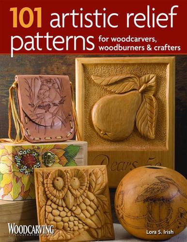 Бумажная книга «101 Artistic Relief Patterns for Woodcarvers, Woodburners & Crafters», автор Лора С. Айриш - фото №1