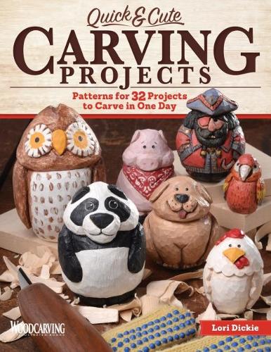Паперова книга «Quick & Cute Carving Projects», автор Лорі Дікі - фото №1