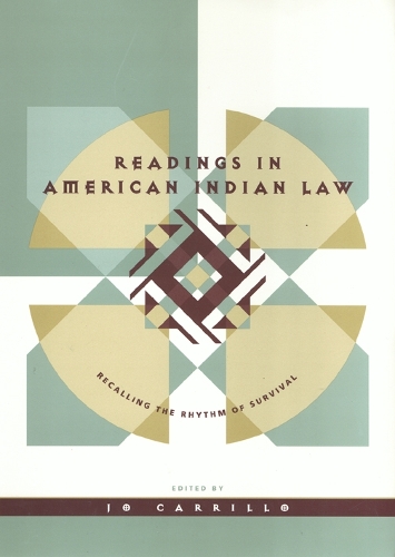Бумажная книга «Readings In American Indian Law», автор Джо Каррильо - фото №1