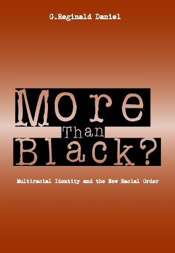 Паперова книга «More Than Black: Multiracial Identity & New Racial Order», автор Г. Реджинальд Даніель - фото №1
