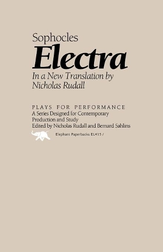 Бумажная книга «Electra», автор Э. A. Софокл - фото №1