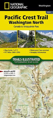 Бумажная книга «Pacific Crest Trail, Washington North: Topographic Map Guide», автор Карты National Geographic - фото №1