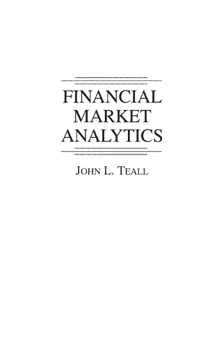 Паперова книга «Financial Market Analytics», автор Джон Л. Тілл - фото №1