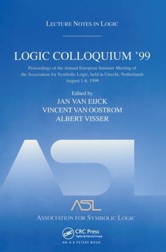 Паперова книга «Logic Colloquium '99: Lecture Notes in Logic 17» - фото №1