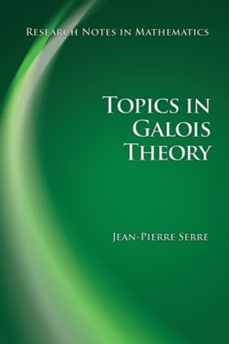 Паперова книга «Topics in Galois Theory», автор Жан-П'єр Серре - фото №1
