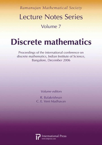 Бумажная книга «Discrete Mathematics: Proceedings of the International Conference on Discrete Mathematics», автор Р. Балакришнан - фото №1
