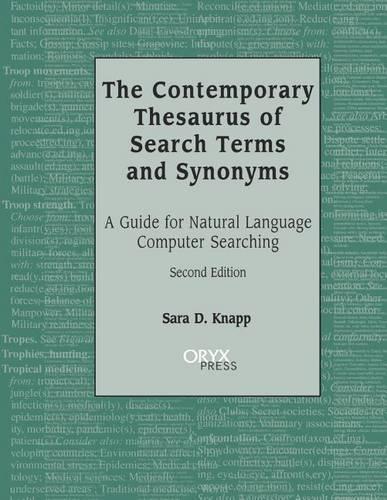 [object Object] «The Contemporary Thesaurus of Search Terms and Synonyms: A Guide for Natural Language Computer Searching», автор Сара Кнапп - фото №1