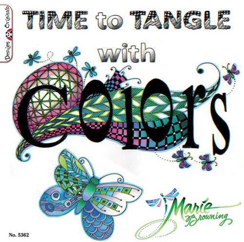 Бумажная книга «Time to Tangle with Colors», автор Мари Браунинг - фото №1