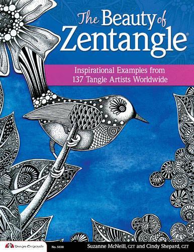 Паперова книга «The Beauty of Zentangle: Inspirational Examples from 137 Tangle Artists Worldwide», автор Сінді Шепард - фото №1
