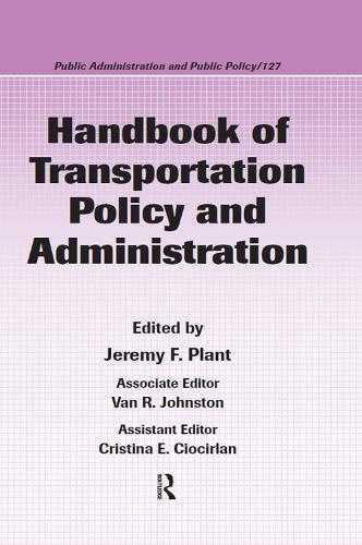 Паперова книга «Handbook of Transportation Policy and Administration» - фото №1