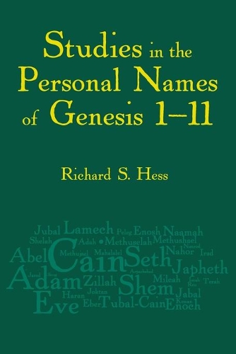 Бумажная книга «Studies in the Personal Names of Genesis 1–11», автор Ричард С. Хесс - фото №1