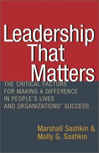 Бумажная книга «Leadership That Matters», автор САШКИН - фото №1
