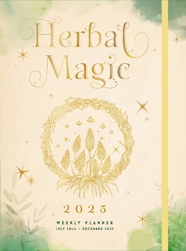 Паперова книга «Herbal Magic 2025 Weekly Planner: July 2024 - December 2025», автор Editors of Rock Point - фото №1