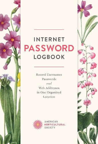 Бумажная книга «Internet Password Logbook», автор Американское садоводческое общество - фото №1