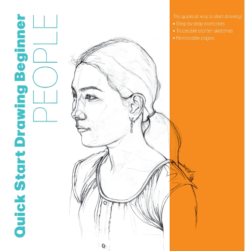 Бумажная книга «Quick Start Drawing People: The quickest way to start drawing! Step-by-step exercises, Traceable starter sketches, Removable pages», автор Творческая группа Уолтера Фостера - фото №1