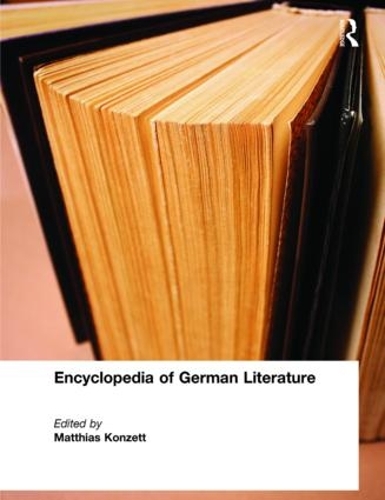 Бумажная книга «Encyclopedia of German Literature», автор Маттиас Концетт - фото №1