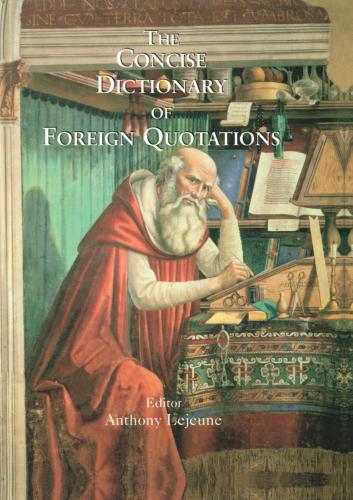 Бумажная книга «Concise Dictionary of Foreign Quotations» - фото №1